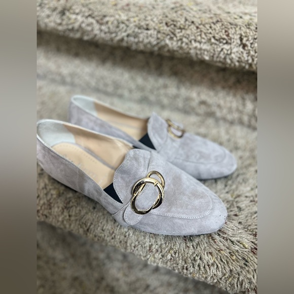 Like new RON WHITE Kianna Weatherproof Cream White Dune color Loafer Women sz 7 - Picture 3 of 14